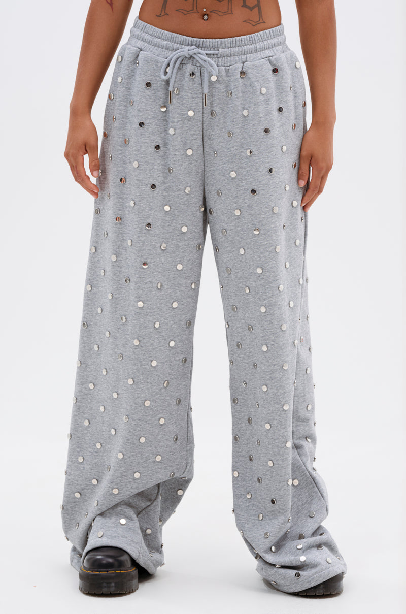 POPPING OFF WIDE LEG JOGGER