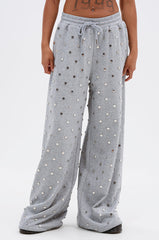 POPPING OFF WIDE LEG JOGGER