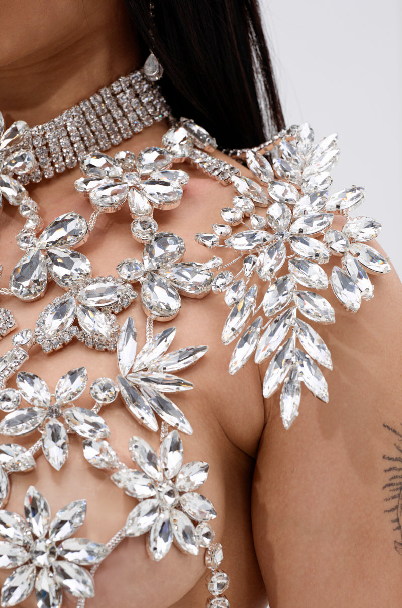 ICE QUEEN RHINESTONE TOP