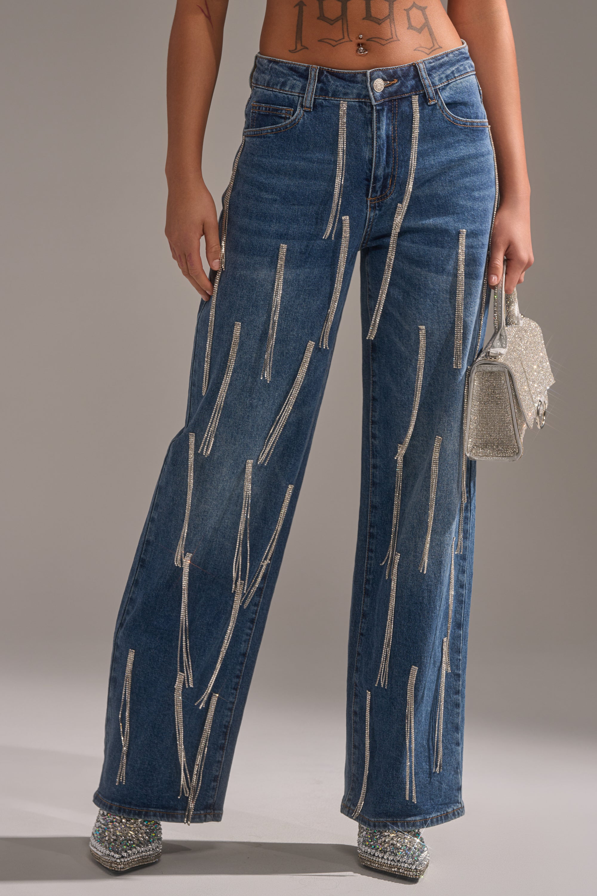 DRIPPED OUT RELAXED DENIM