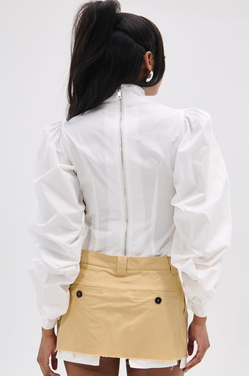 GIVE ME LOVE WHITE BLOUSE