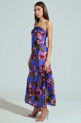 ROSE PETALS MAXI DRESS