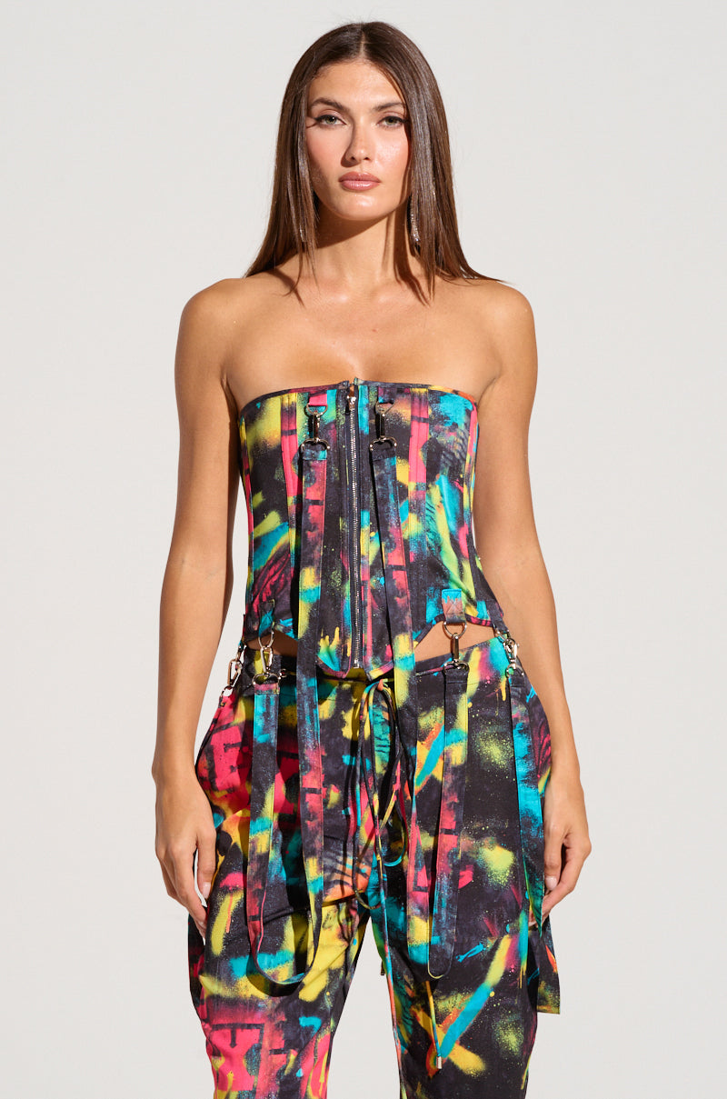 ISLAND GIRL TUBE CORSET TOP