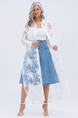 BRITNEY MIDI DENIM SKIRT