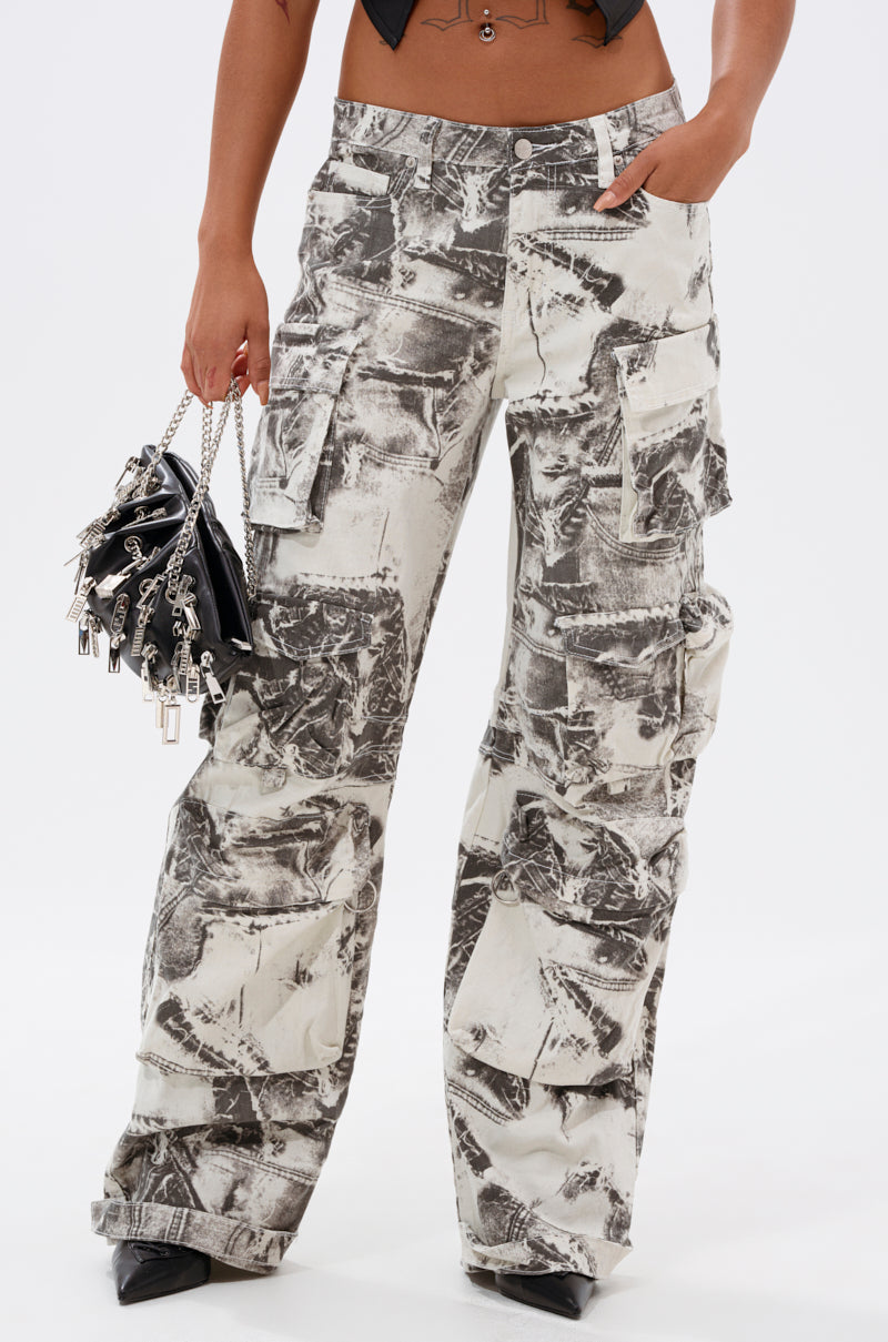 ASH OMBRE CARGO DENIM