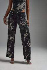 GIVE IT TO ME BABY EMBELLISHED DENIM