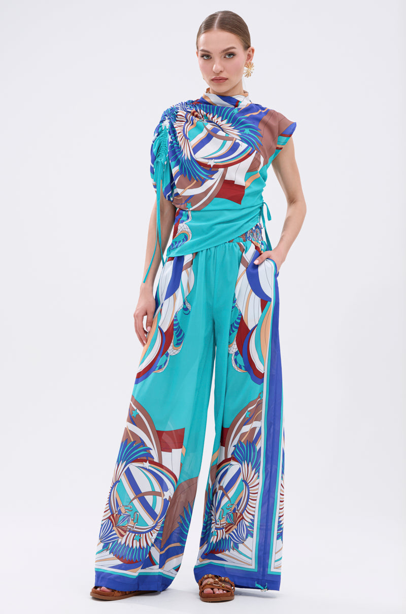 ASHTIN PRINTED PALAZZO PANT