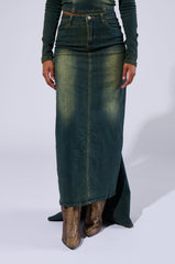 BEFORE YOU GO DENIM SKIRT
