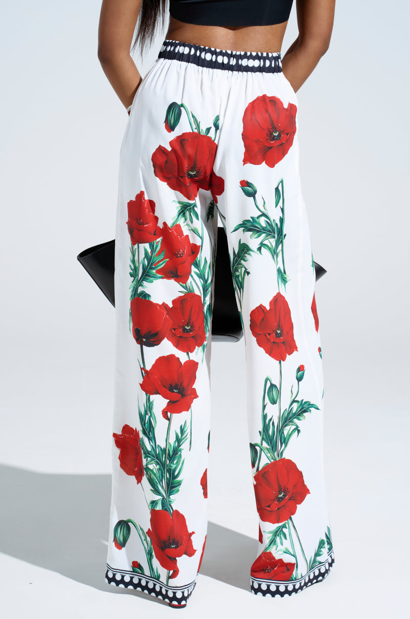BELLADONNA PRINT PALAZZO PANTS
