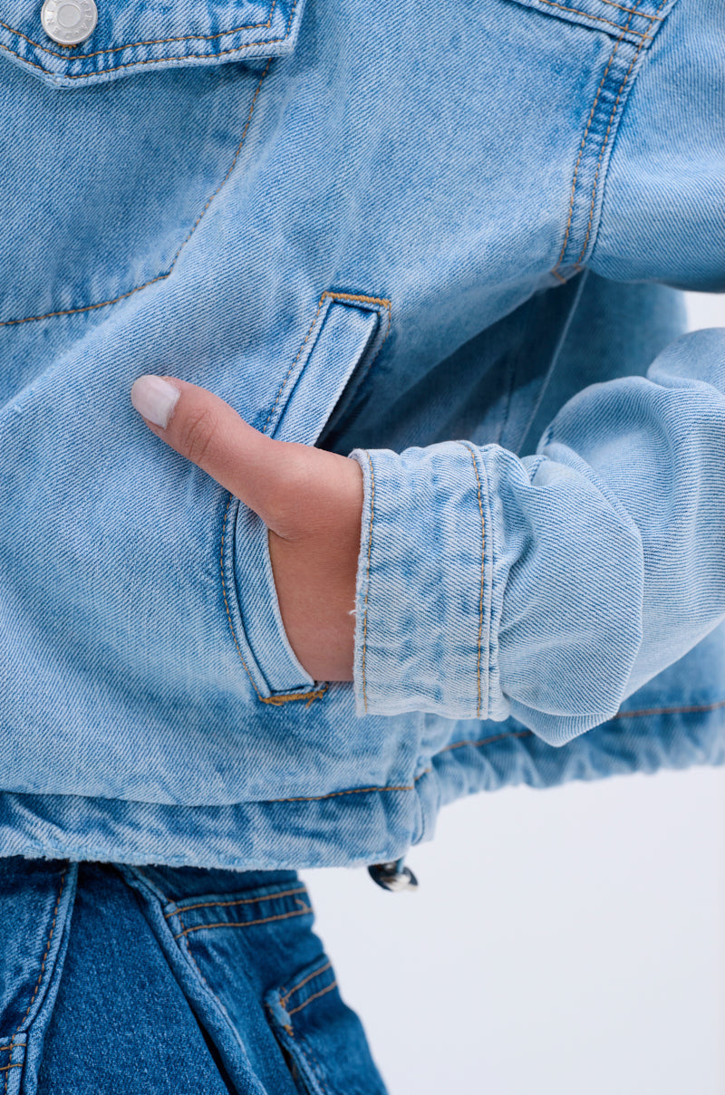 IGGY ADJUSTABLE DENIM JACKET