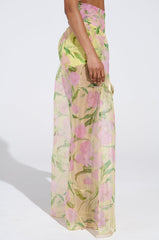 FLOWER POWER WIDE LEG PALAZZO PANT