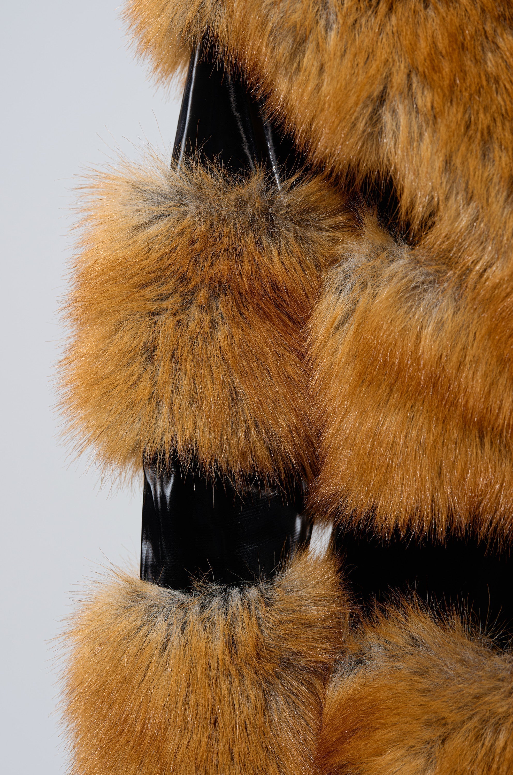 MADDOX PANELED FAUX FUR