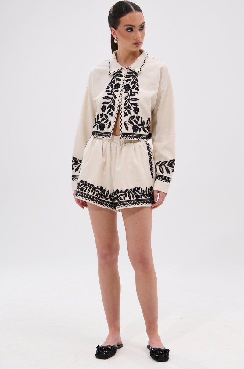 FOREVER AND EVER FLORAL SHORT