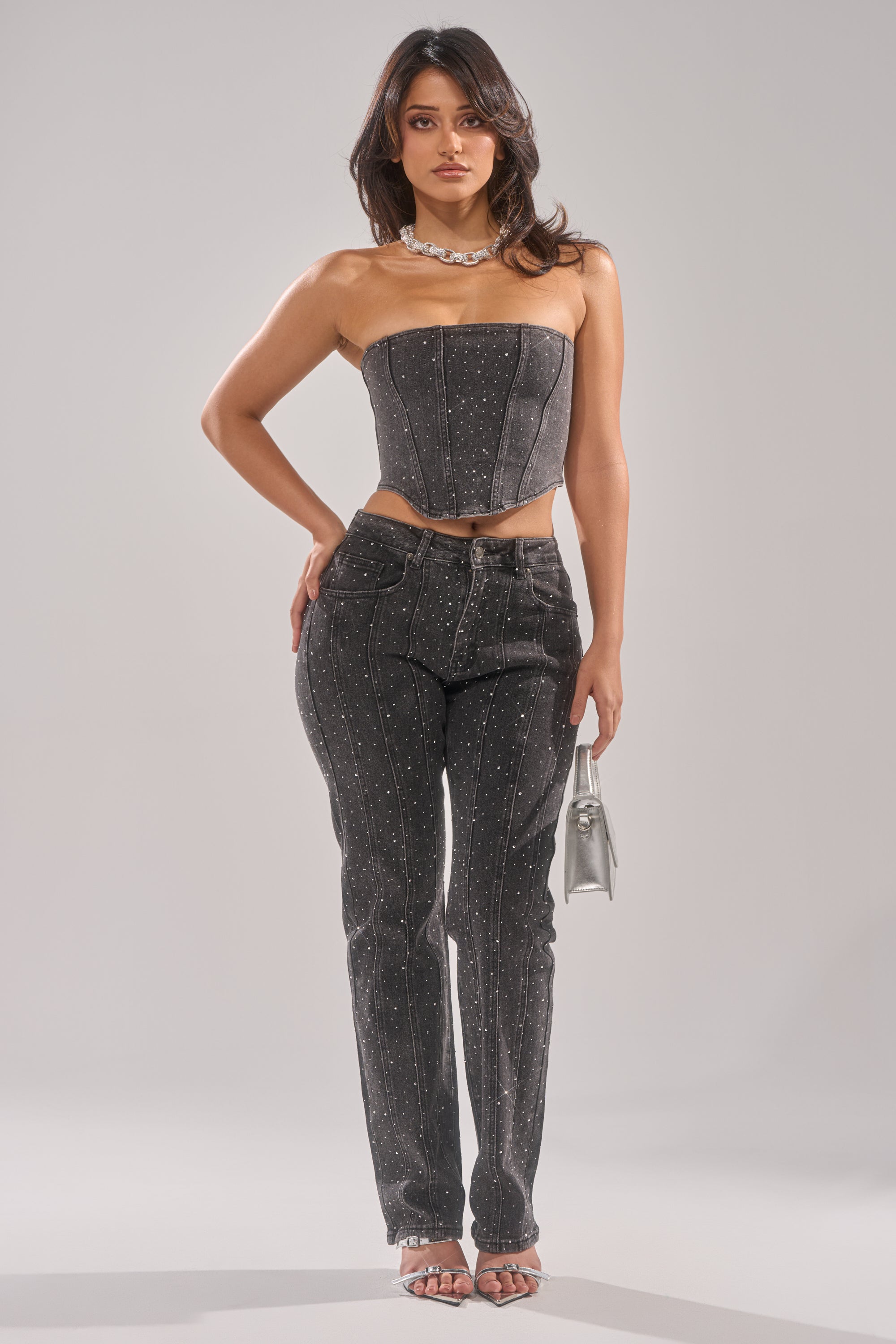 LETS GET IT RELAXED DENIM PANT