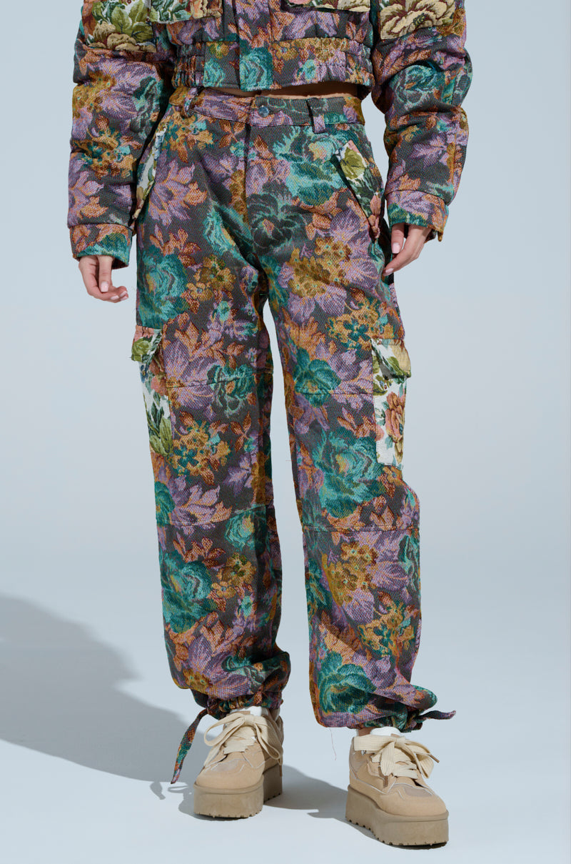 LOGAN SQUARE JACQUARD CARGO PANT