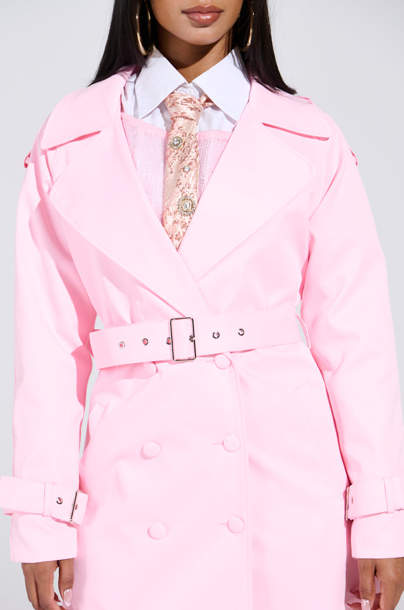 PRETTY IN PINK TRENCH