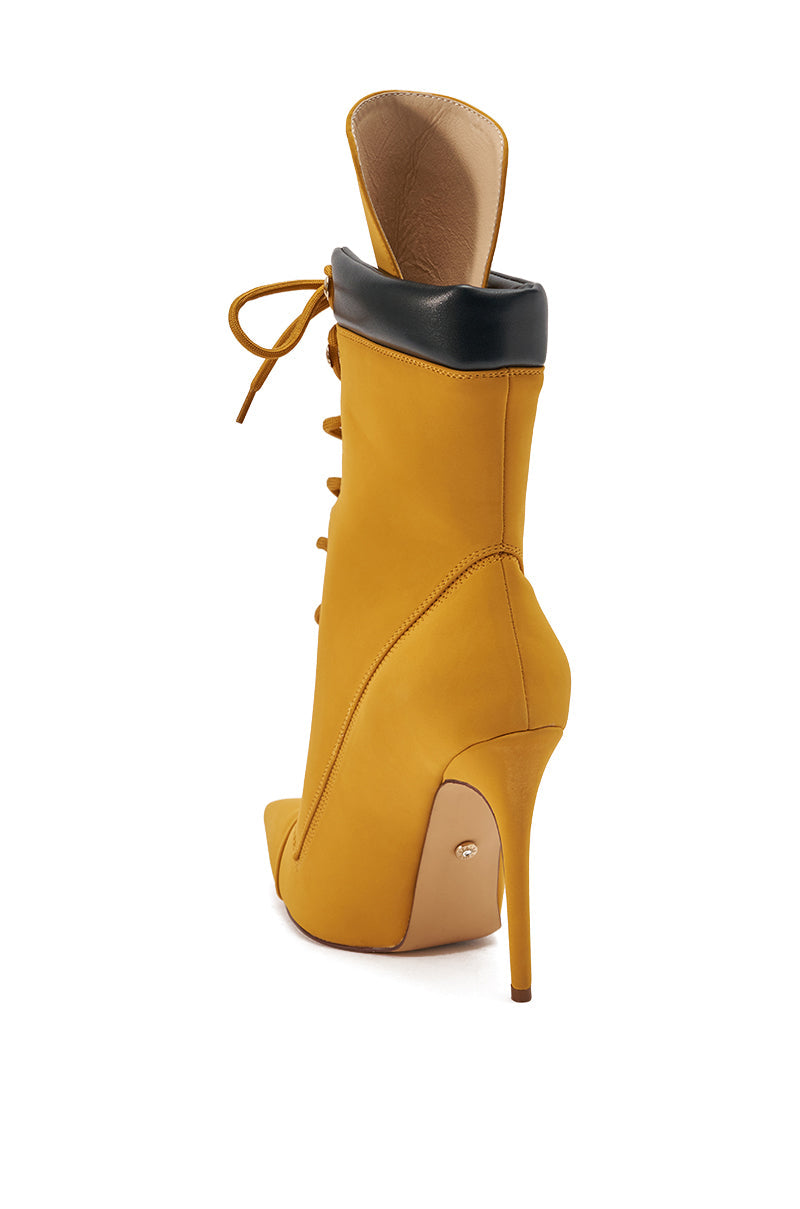 AZALEA WANG XIOMARAN YELLOW BOOTIE
