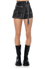 OAKLEY CARGO MINI SKORT IN BLACK