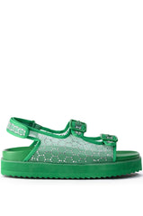 CORTA GREEN STRAP SANDAL