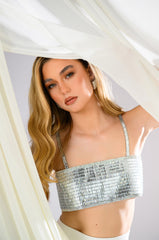 DISCO BALL MIRROR BRALETTE