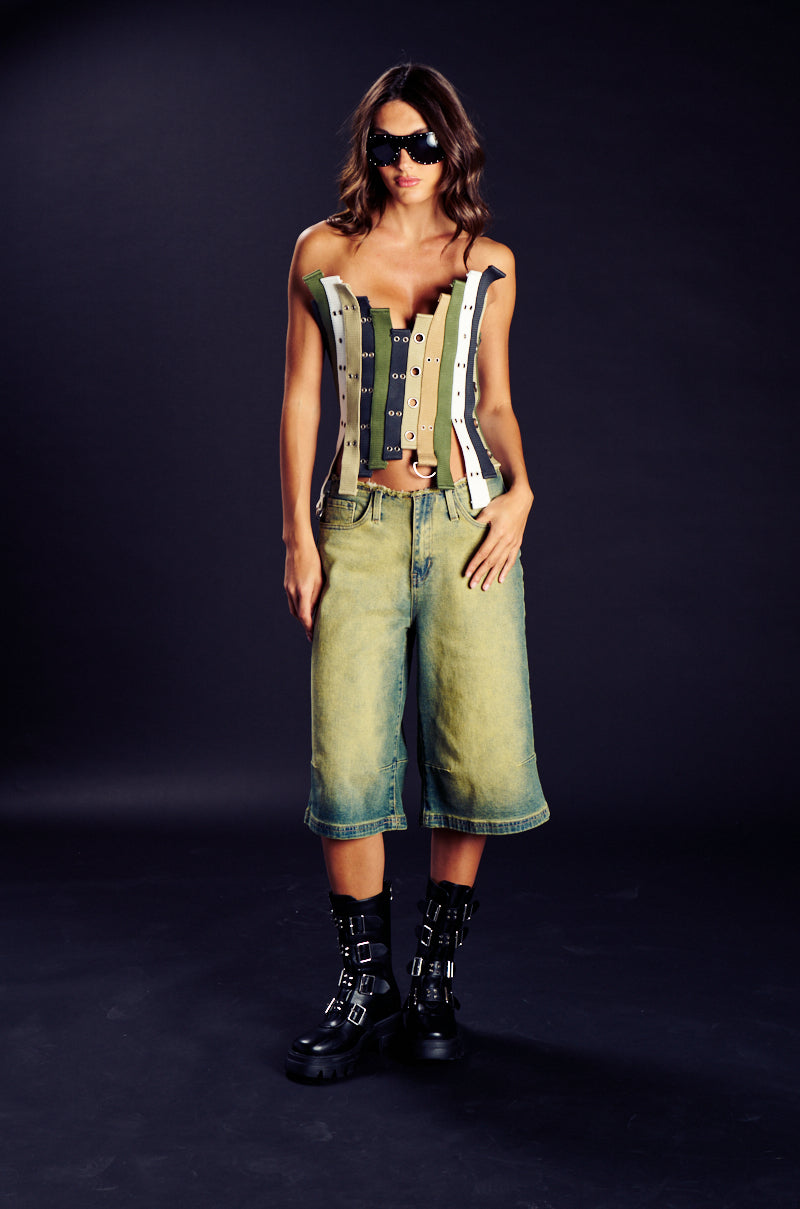 DOWN FOR FUN CORSET TOP