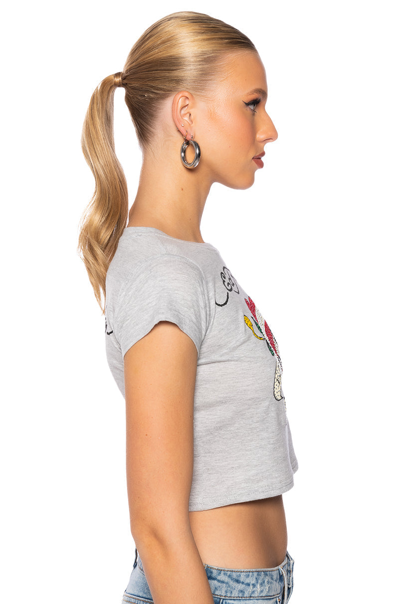 ED HARDY LOVE KILLS FITTED TEE