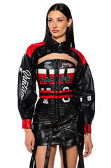 RACING PU CORSET